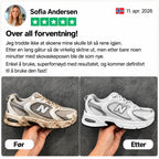 Få rene sko på bare 30 minutter rett fra vaskemaskinen