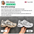 Få rene sko på bare 30 minutter rett fra vaskemaskinen