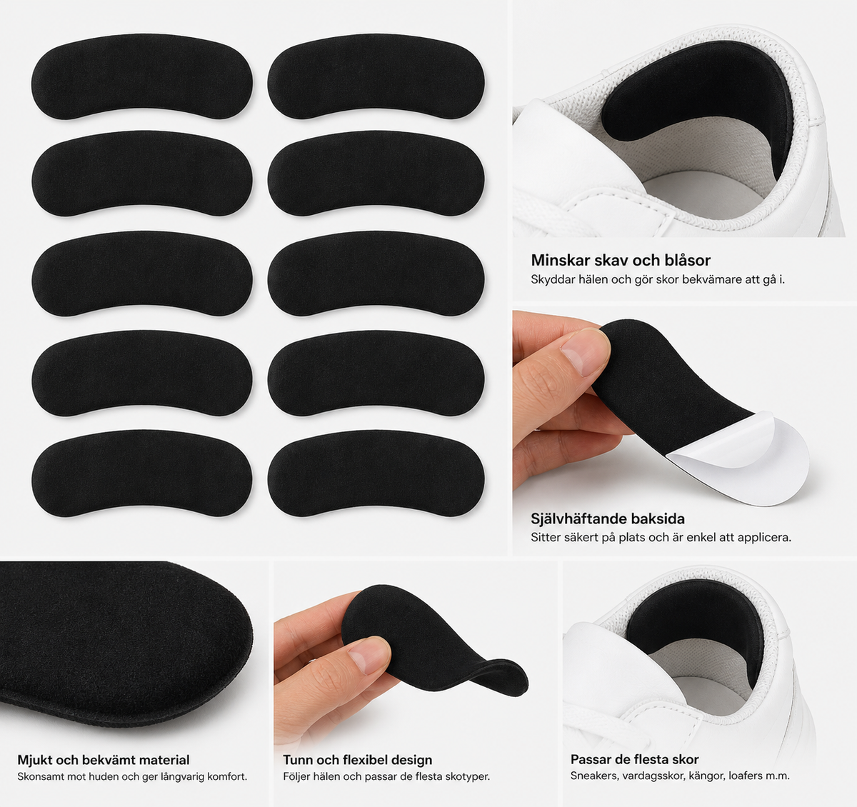 Heel Patch – Hälskydd &  lagning för skor